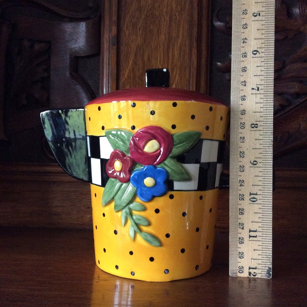 Vintage Mary Engelbreit Teapot Bank 🏁 - Picture 7 of 15